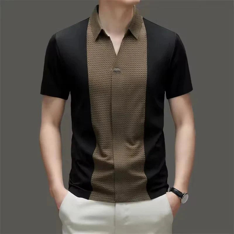 [PAGÁ 3 LLEVÁ 5] Camisa Polo Casual Versatto en Viscosa, Seda Gélida y Elastano + Regalos: 3 Bermudas y Reloj