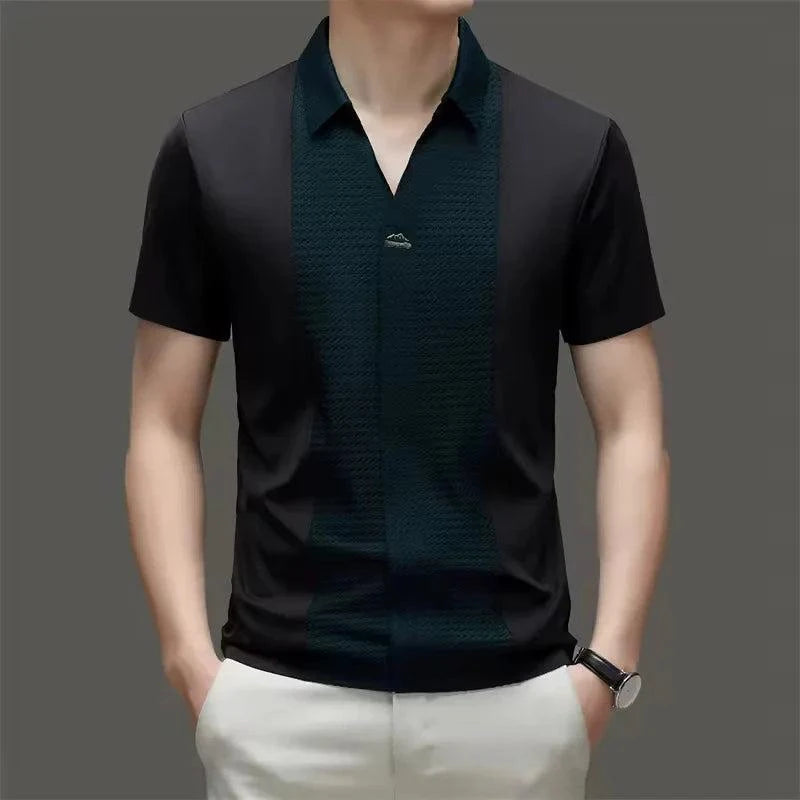 [PAGÁ 3 LLEVÁ 5] Camisa Polo Casual Versatto en Viscosa, Seda Gélida y Elastano + Regalos: 3 Bermudas y Reloj