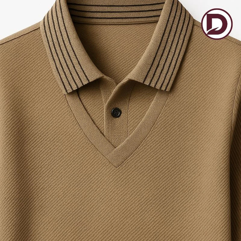[PAGÁ 3 LLEVÁ 5] Camisa Polo Masculina Prestige en Tejido de Seda Gélida + REGALOS: Reloj, Billetera y Cinturón